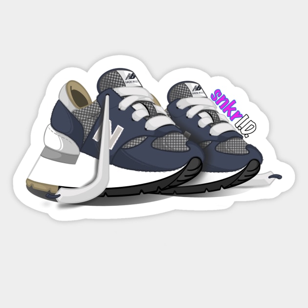 NB x CarH WIP 990v1 Sticker Sticker by snkr_id